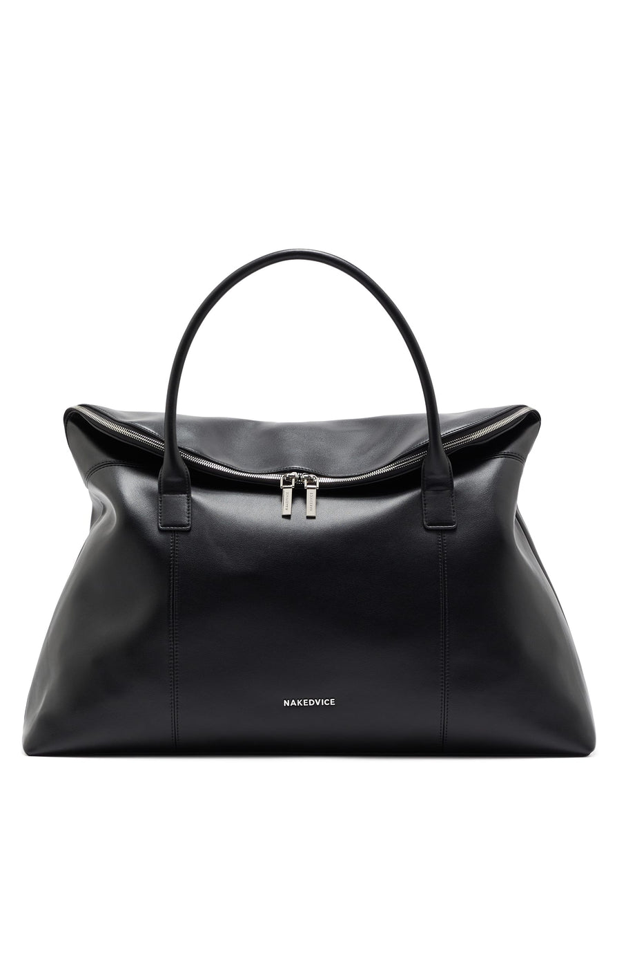 THE HUGO BLACK SILVER DUFFLE | ghost