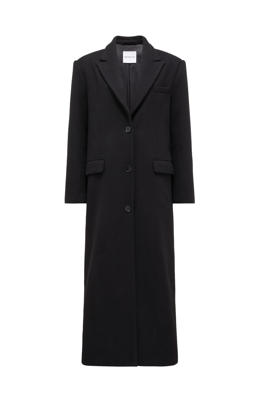 THE ISLA BLACK COAT | ghost