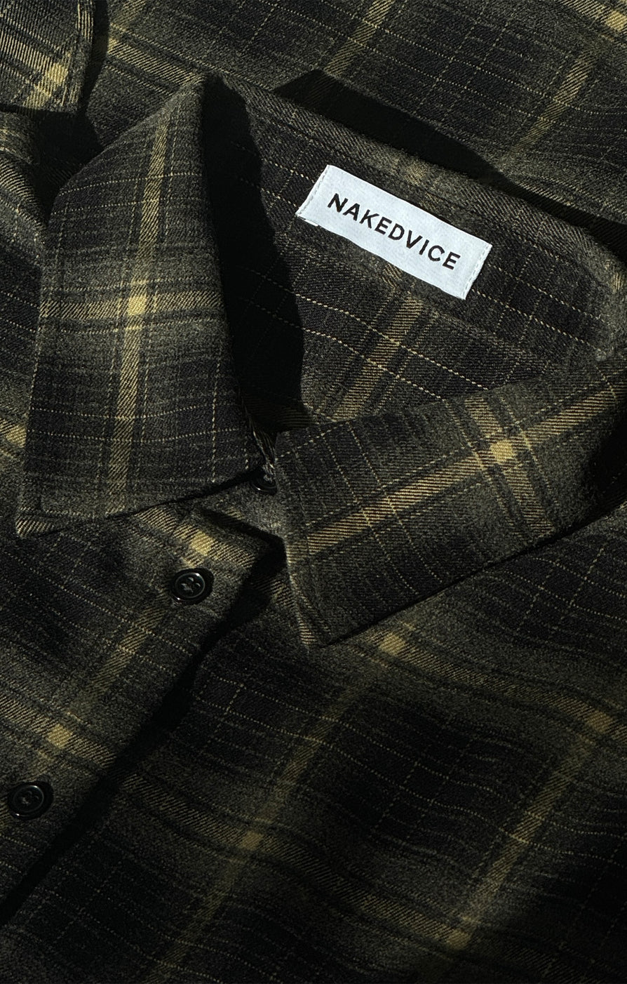THE PAX OLIVE PLAID SHIRT | LIFESTYLE