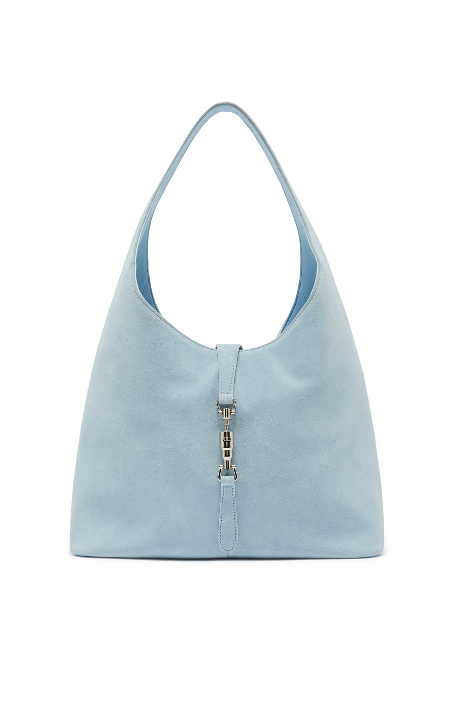 THE PIPER BLUE SUEDE BAG | GHOST
