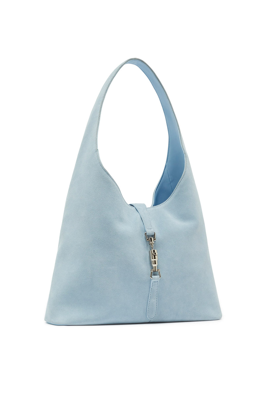 THE PIPER BLUE SUEDE BAG | GHOST