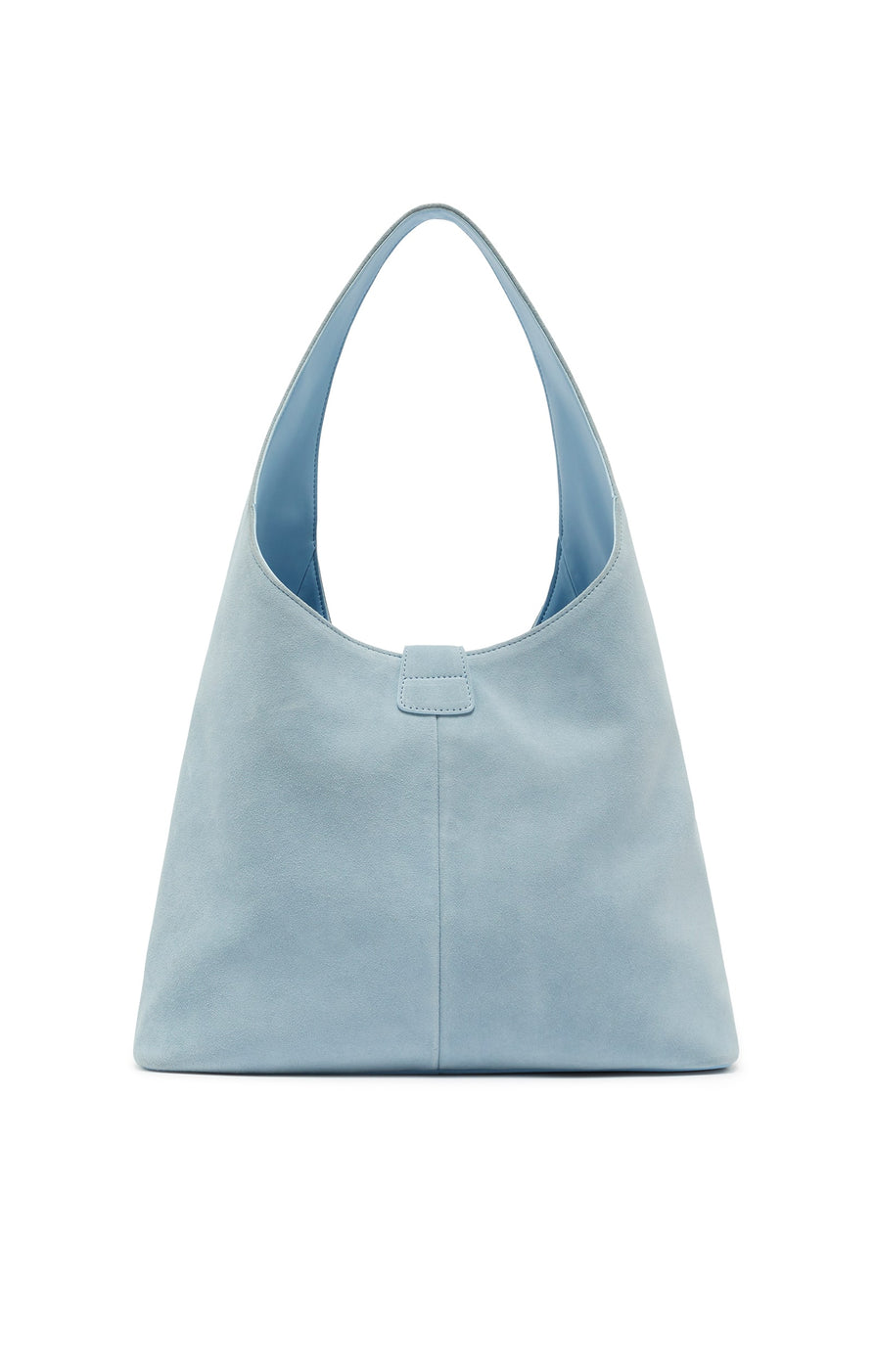 THE PIPER BLUE SUEDE BAG | GHOST