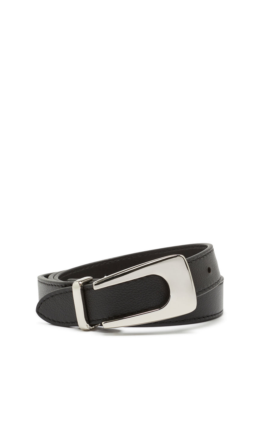 THE STASSIE BLACK SILVER BELT