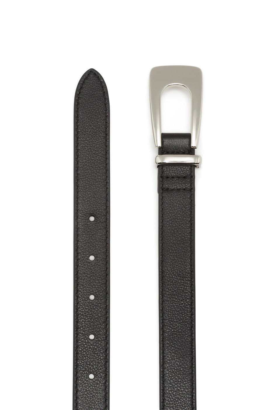 THE STASSIE BLACK SILVER BELT