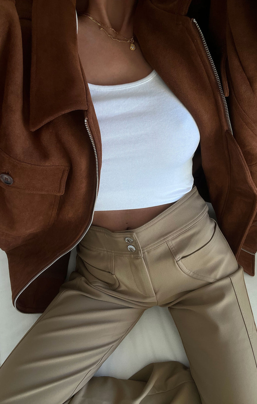 THE GWEN PANT TAUPE