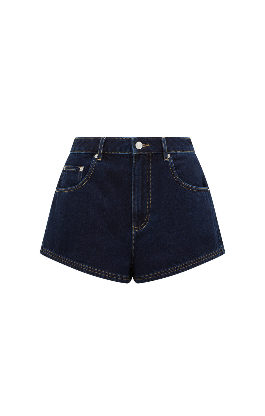 THE BILLIE DARK INDIGO SHORT | GHOST
