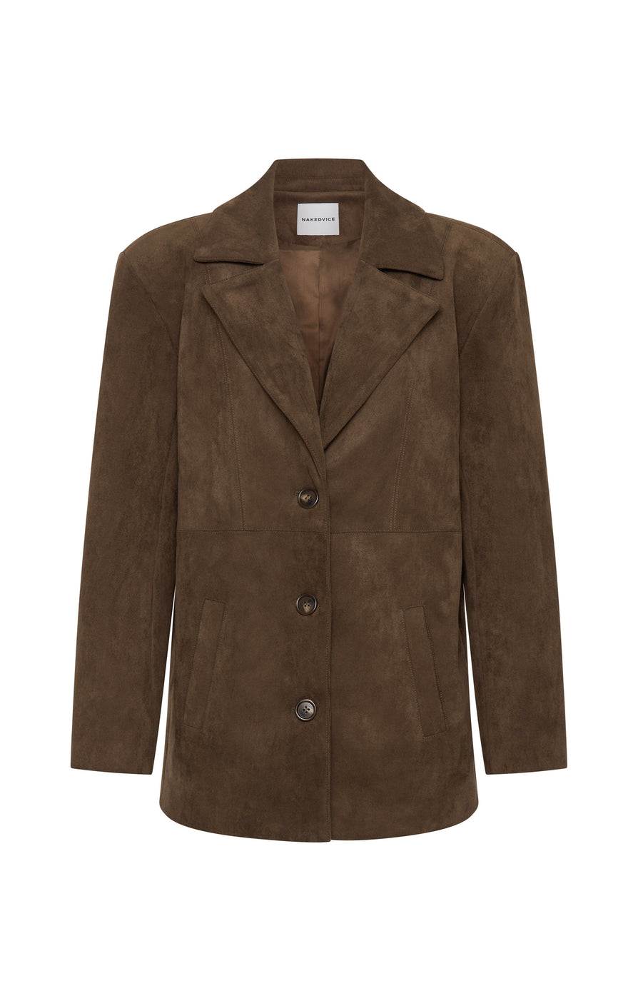 BROWN BLAZER | ghost