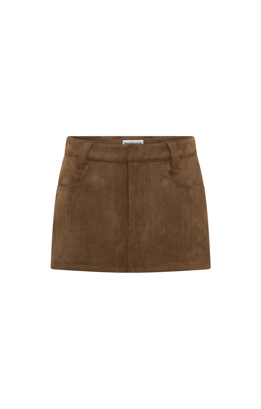 THE BROOKLYN BROWN SKIRT | ghost