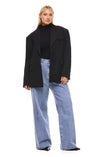 THE ISLA BLACK BLAZER | model