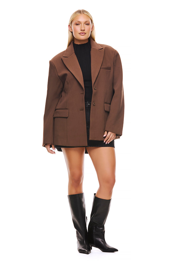 THE ISLA BROWN BLAZER 