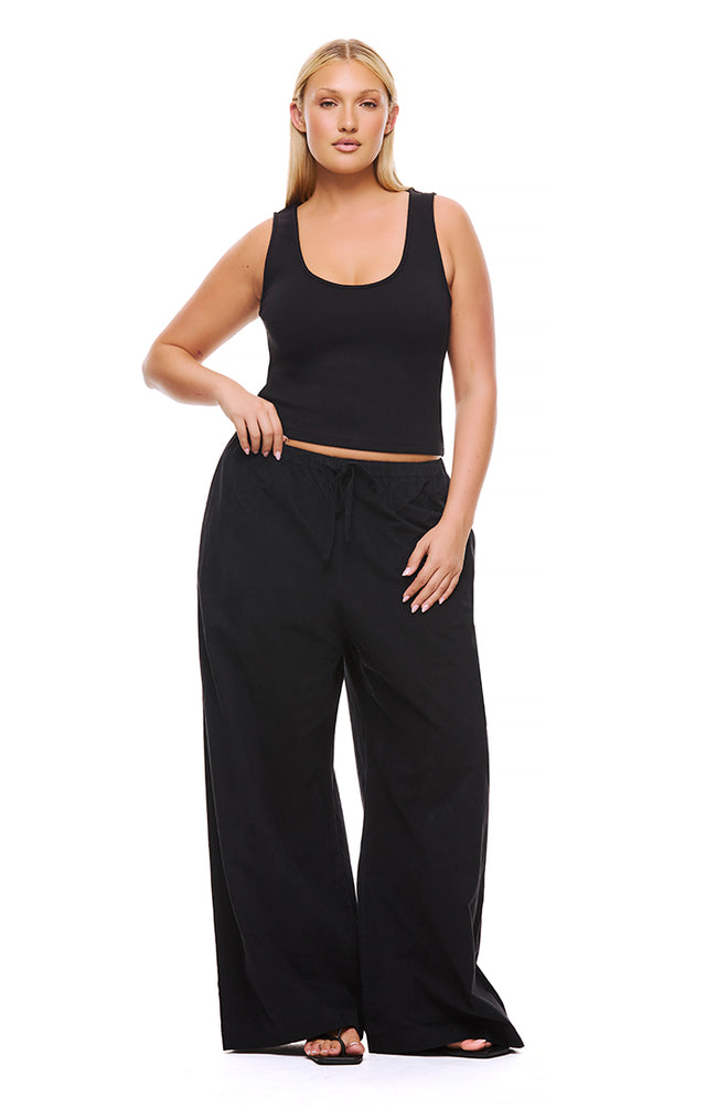 THE ENZO BLACK PANT 