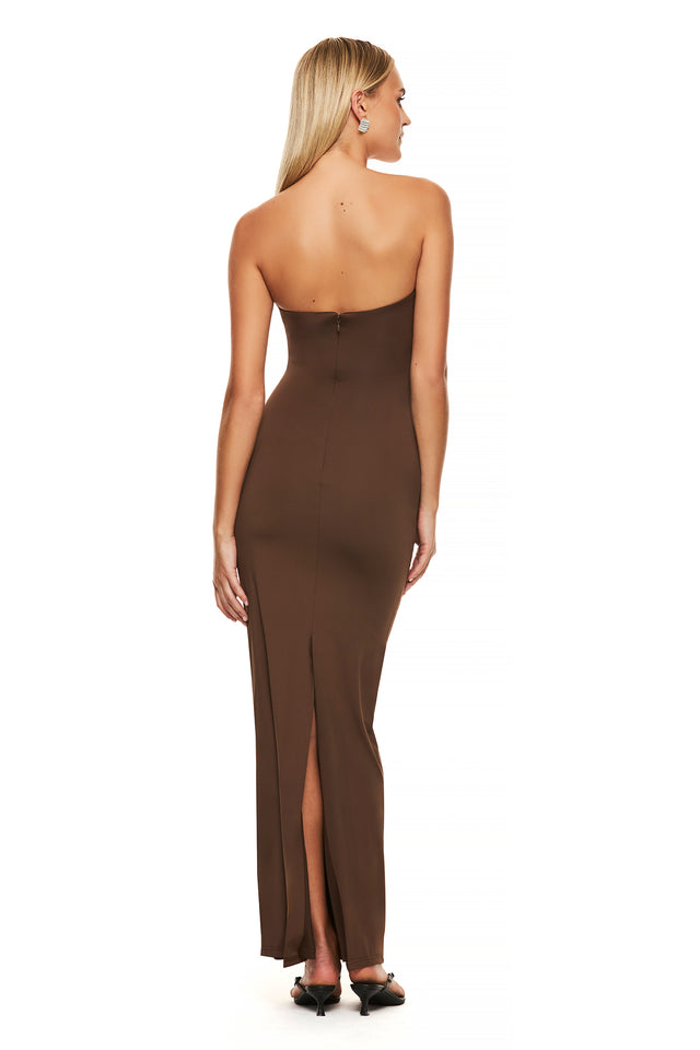 THE EVELYN CHOC DRESS 