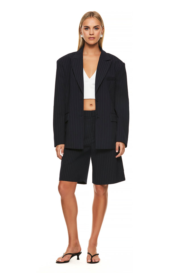 THE ISLA BLAZER PINSTRIPE 