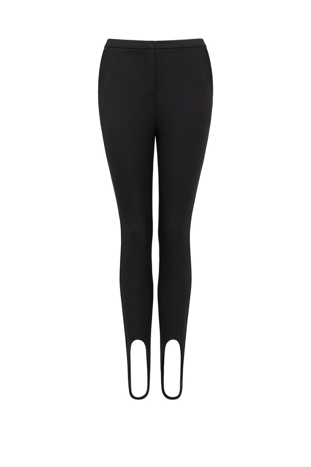 THE ALEXIS BLACK STIRRUP PANT