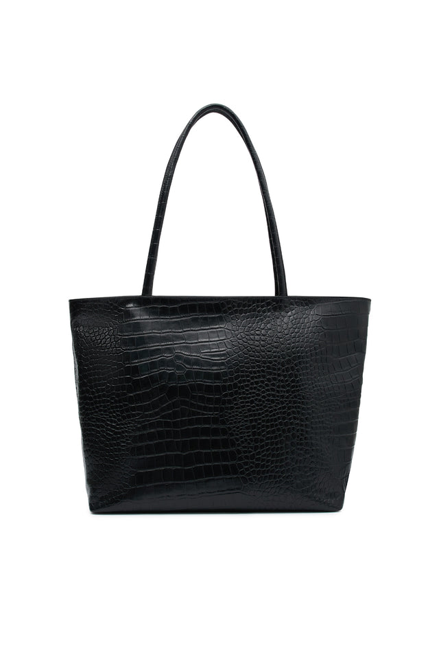 THE BEAU CROC TOTE