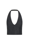 THE BOSTON GREY HALTER TOP | ghost