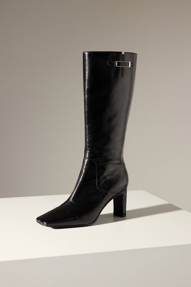 THE CINDY BLACK BOOT 