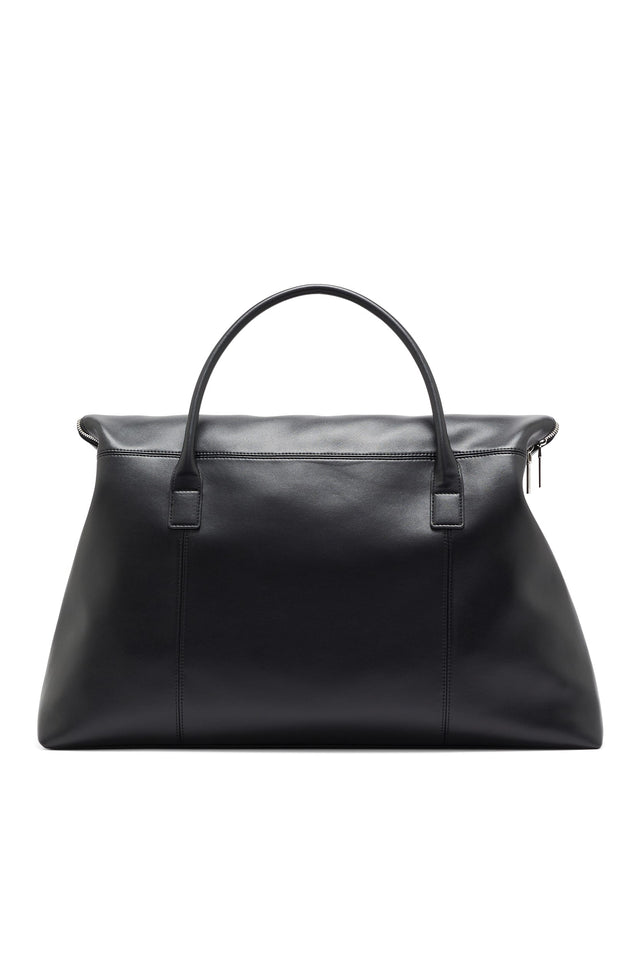 THE HUGO BLACK SILVER DUFFLE