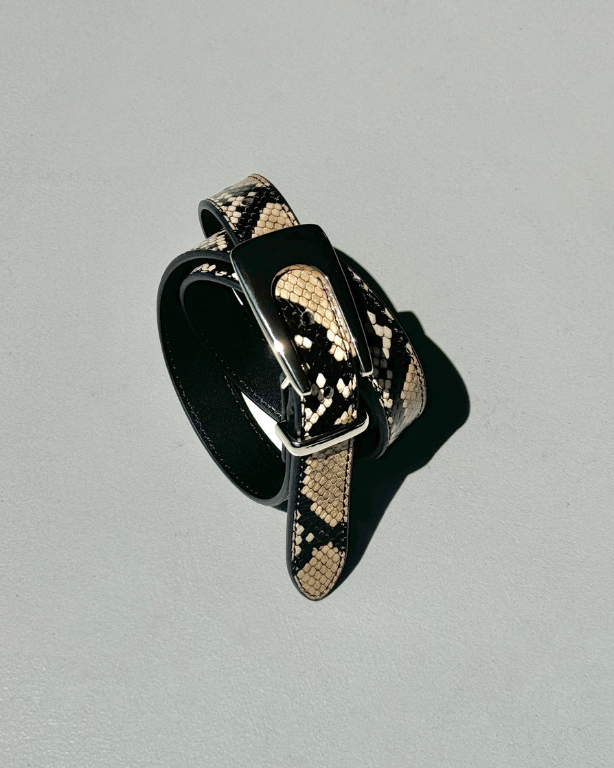 THE STASSIE SNAKE PRINT BELT | lifestyle