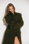 THE ISLA DEEP OLIVE COAT | campaign