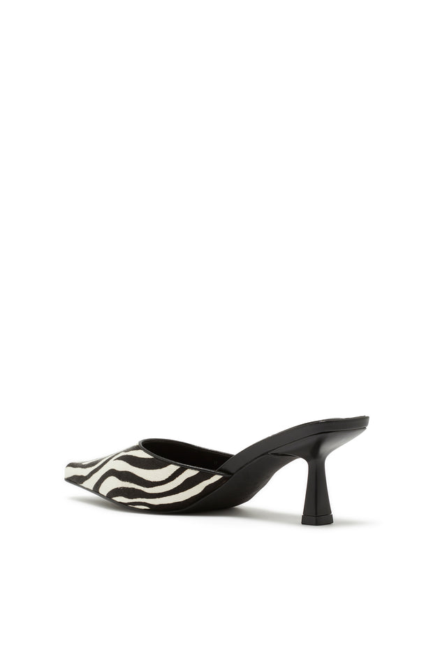 THE KINGSLEY ZEBRA PRINT HEEL 