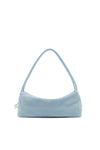 THE LEYLA POWDER BLUE SUEDE BAG