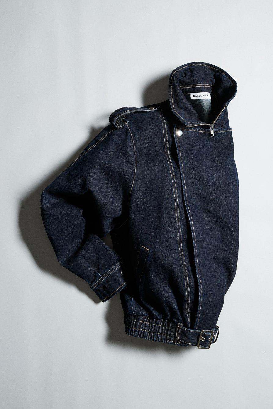 THE RORI RAW INDIGO DENIM JACKET | LIFESTYLE