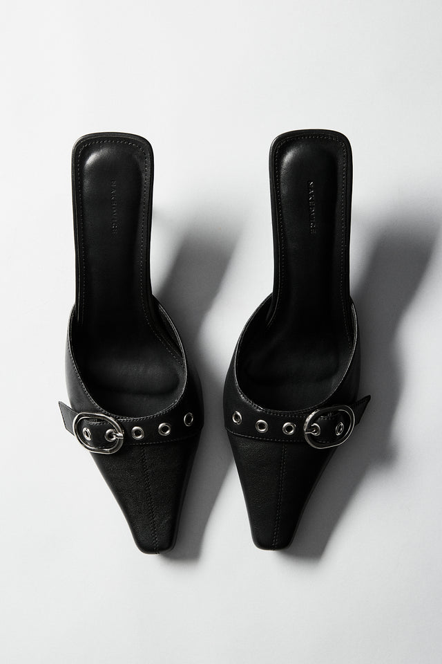 THE SIENNA BLACK HEEL 