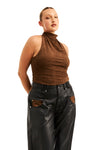 THE CANDICE SUEDE TOP | model