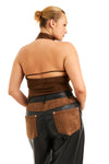 THE CANDICE SUEDE TOP | model