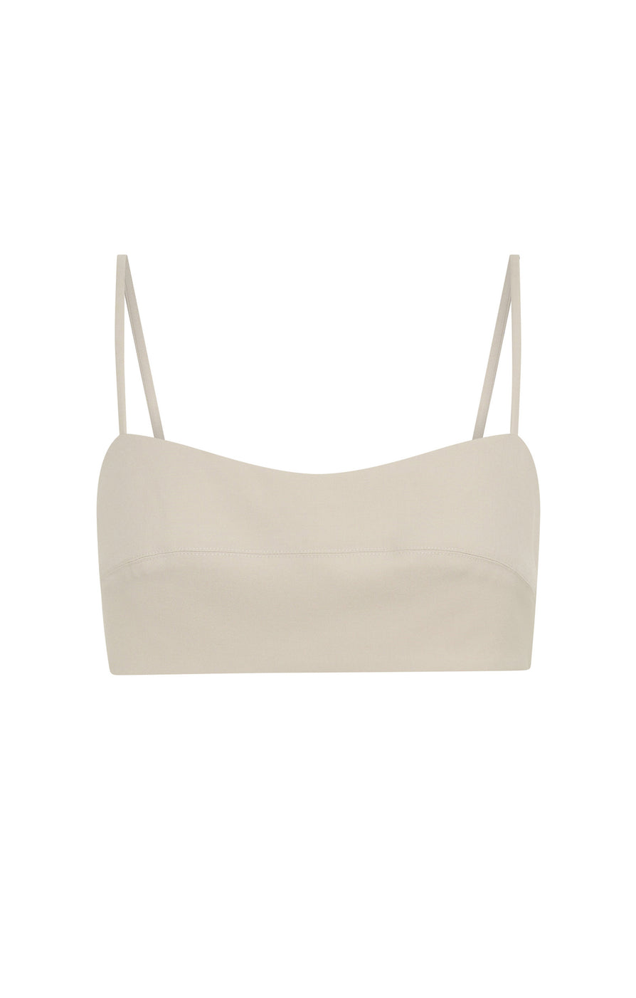 THE LENNY OYSTER BRALETTE | ghost