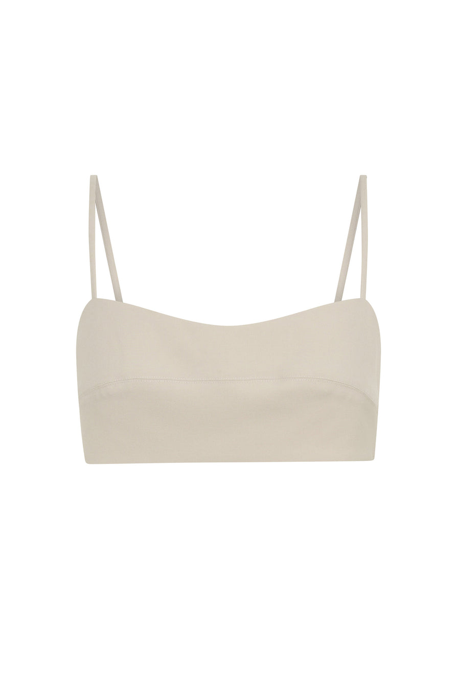 THE LENNY OYSTER BRALETTE | ghost