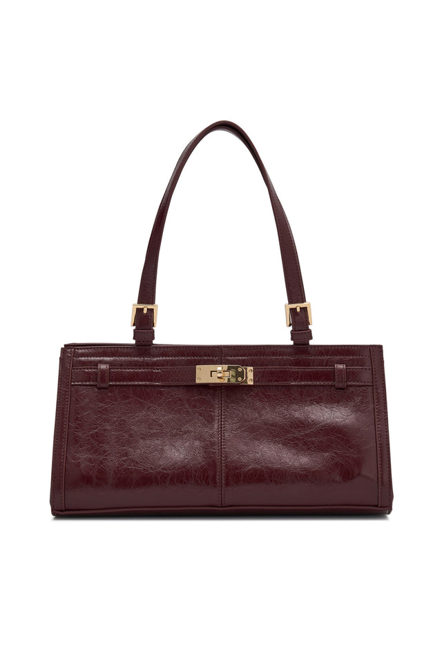 THE LUNA BURGUNDY BAG 