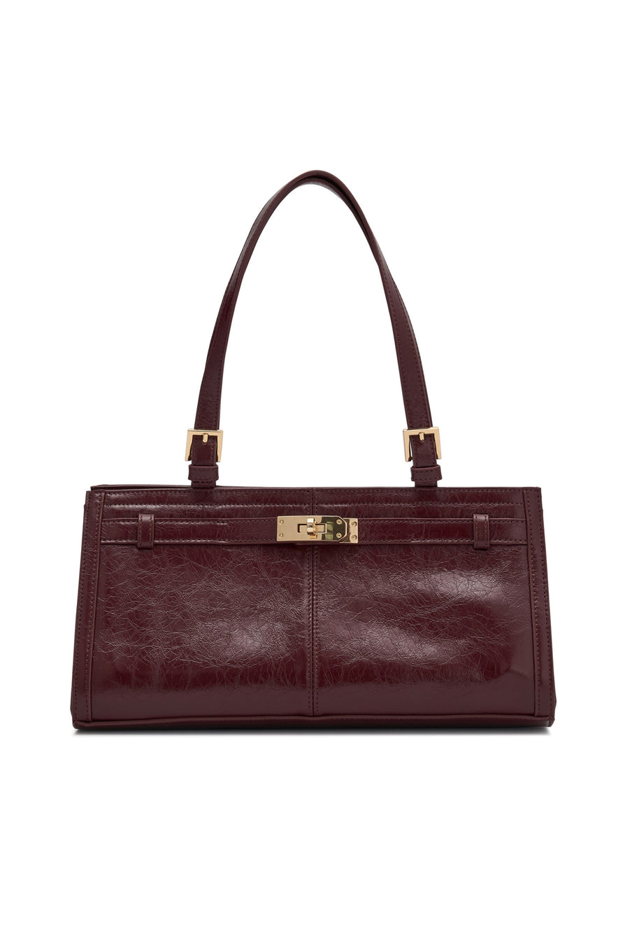 THE LUNA BURGUNDY BAG | GHOST