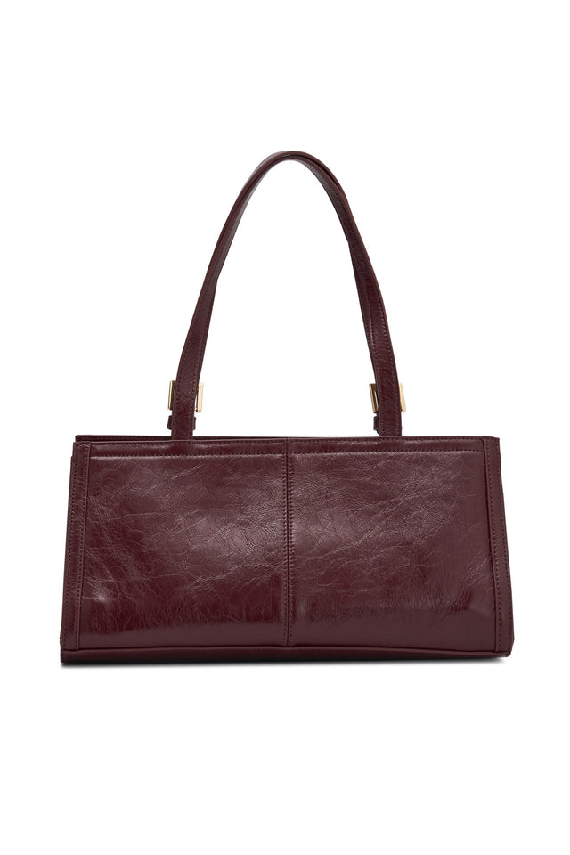 THE LUNA BURGUNDY BAG