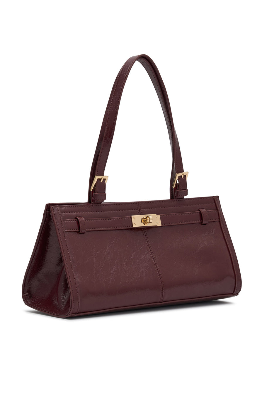 THE LUNA BURGUNDY BAG