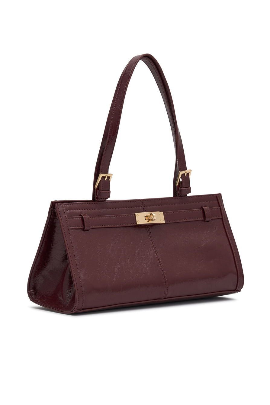 THE LUNA BURGUNDY BAG
