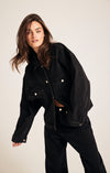 THE MAXWELL BLACK JACKET | model