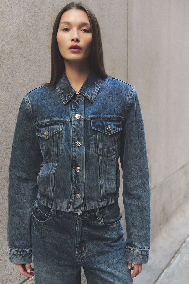 THE BAXTER WASHED INDIGO JACKET 