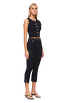 THE RINA DARK BLUE CAPRI | model