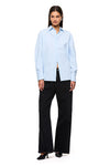 THE TESSA LIGHT BLUE SHIRT | model