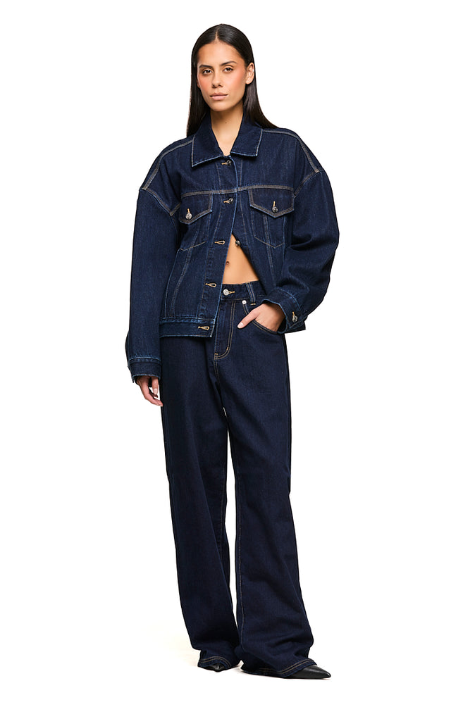 THE MAXWELL INDIGO JACKET 