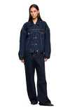 THE MAXWELL INDIGO JACKET | model
