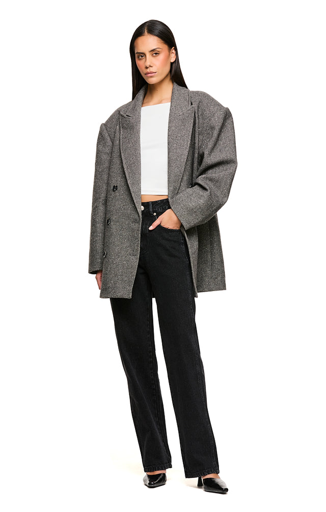 THE LINCOLN GREY BLAZER 