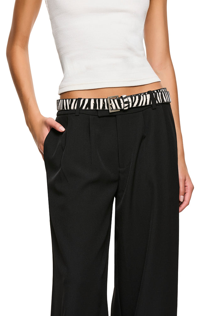 THE DUKE ZEBRA BELT 