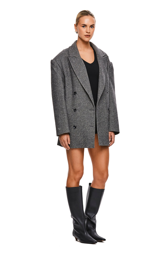 THE LINCOLN GREY BLAZER 