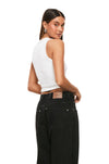 THE POLLY WHITE TANK TOP | model