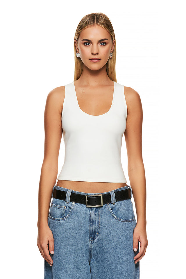 THE NINA WHITE TANK 