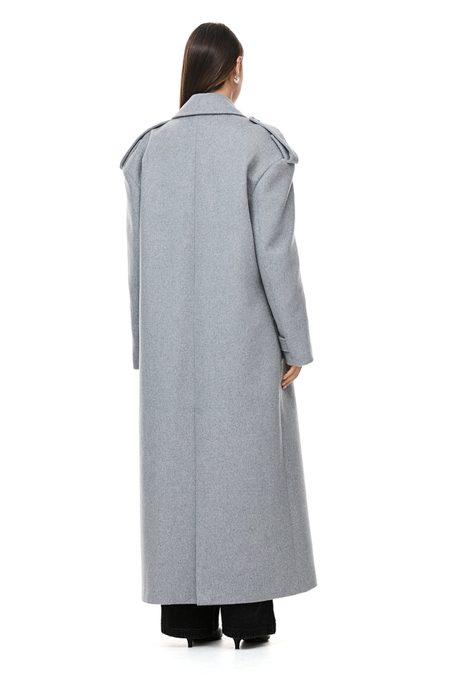 THE TOKYO LIGHT GREY COAT 