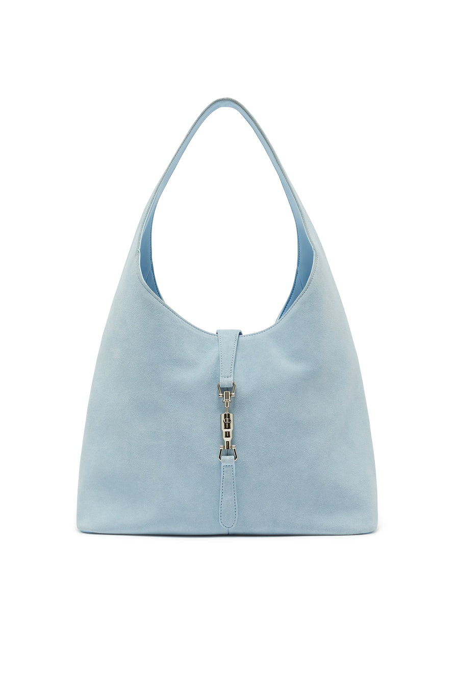 THE PIPER BLUE SUEDE BAG | GHOST